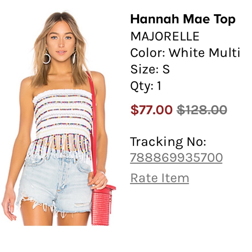 BRAND BEW WITH TAGS colorful tube top!
